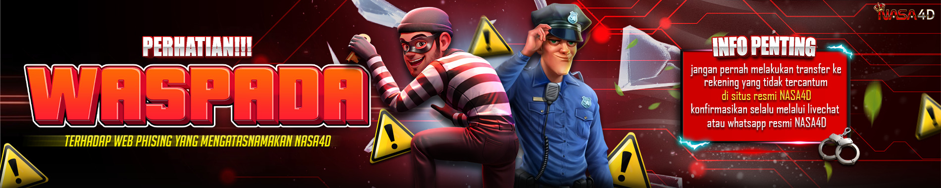 NASA4D SITUS SLOT ONLINE RESMI TERPERCAYA